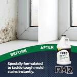 RMR-86 Pro Instant Mold Stain & Mildew Stain Remover - Contractor Grade Cleaning Solution, Professional Quality Formula, Odor Removal, 1 Gallon