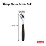 OXO Good Grips Deep Clean Brush Set, Blue