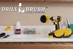 Drillbrush Shower Scrubber Cleaning Brush Set - Nylon Power Brush Tile and Grout Bathroom Cleaning Scrub Brush Kit - Power Scrubber Drill Brush Kit - Power Brush Drill Attachment Cleaning Scrubber