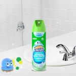 Scrubbing Bubbles Bathroom and Shower Cleaner Disinfectant Aerosol, Foaming Action Bathroom Grime Fighter, Rainshower Scent, 20oz