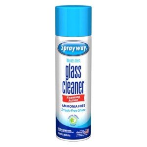 Sprayway Glass Cleaner Aerosol Spray, 19 oz (Packaging May Vary)