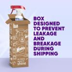 Windex Glass and Window Cleaner Spray Bottle, Ammonia Free, Packaging Designed to Prevent Leakage and Breaking, Surface Cleaning Spray, Crystal Rain Scent, 23 Fl Oz