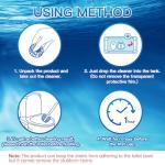 Vacplus Automatic Toilet Bowl Cleaner Tablets, Bathroom Toilet Tank Cleaner (12 PACK), VA-T165