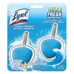 Lysol Automatic In-The-Bowl Toilet Cleaner, Cleans and Freshens Toilet Bowl, Atlantic Fresh Scent, 2 Count (Pack of 1)