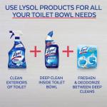 Lysol Automatic In-The-Bowl Toilet Cleaner, Cleans and Freshens Toilet Bowl, Atlantic Fresh Scent, 2 Count (Pack of 1)