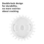 OYV Soap Dispensing Palm Brush, Dish Brush Set with Silicone Drip Tray and One Refill, Kitchen Dish Scrub Brush for Cleaning Pots, Pans, Sinks