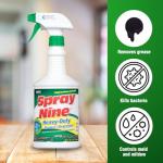 Spray Nine 26832 Heavy Duty Cleaner, Degreaser & Disinfectant for Kitchens, Bathrooms, Yard Equipment, Automotive & Industrial 32 Fl Oz. (Pack of 1)