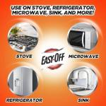 Easy-Off Specialty Kitchen Degreaser Cleaner, Clear, Lemon, 16 Fl Oz