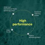 ATTITUDE Kitchen Cleaner, EWG Verified, Advanced Degreasing Power, Plant and Mineral-Based, Vegan, Citrus Zest, 27.1 Fl Oz