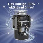 MIGHTY CLEAN Garbage Disposal Cleaner And Deodorizer Tablets 24 Pack - 1 Year Supply Kitchen Sink Cleaner And Deodorizer, Septic Safe Foaming Cleaner, Lemon Scent, Removes Odor-Causing Residues