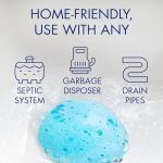 Glisten GLISTEN-DP06N-PB-2/PACK DP06N-PB Garbage Disposer Foaming Cleaner, Lemon Scent, 2-Pack (8 Uses), 2 Pack, Blue, 2 Count, 4.9 Ounce (Pack of 2), 9 Ounce