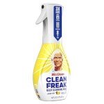 Mr. Clean Clean Freak Multi Surface Cleaning Spray, Deep Cleaning Mist Starter Kit and Refill Bundle, Lemon Zest Scent, 64 fl oz