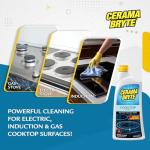 Cerama Bryte Removes Tough Stains Cooktop and Stove Top Cleaner for Glass - Ceramic Surfaces, 18 Ounces, 2 Pack