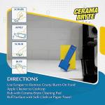 Cerama Bryte 1 x Scraper & 1 x Pad Kit Cooktop and Stove Top Cleaner for Glass - Ceramic Surfaces, 2 Piece Set