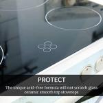 HOPE'S Cooktop Cleaning Cream, Fast Acting No-Rinse Cooktop Cleaner for Glass Ceramic Cooktops and Stoves, Removes Burnt-on Stains, 10 Oz Net Weight (8 Fl Oz), Pack of 1