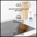 HOPE'S Cooktop Cleaning Cream, Fast Acting No-Rinse Cooktop Cleaner for Glass Ceramic Cooktops and Stoves, Removes Burnt-on Stains, 10 Oz Net Weight (8 Fl Oz), Pack of 1