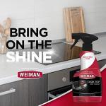 Weiman Glass Cooktop Cleaner & Polish For Daily Use on Ceramic, Induction Stove Top, Removes Grease & Oily Residue, Streak Free Shine, 12 oz, 2 Pack, Micro Fiber Buffing Towel