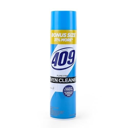 409 Fume Free oven cleaner cuts grease and grime on contact