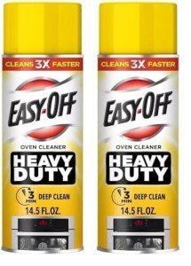 Easy Off Heavy Duty Oven Cleaner, Regular Scent 14.5 oz Can (Pack of 2)