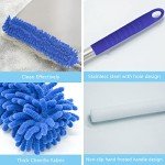 Buysenton Microfibre Duster With 100" Telescopic Extension Pole Kit for High Ceilings, Cleaning Fan Cobweb, Reusable and Washable Lightweight for Ceiling Fan Webs, Blinds