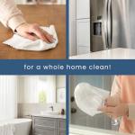 S&T INC. 50 Pack Microfiber Cleaning Cloth with Box, Bulk Towels for Home, Reusable Microfiber Towels for Cars, Cleaning Rags, White, 11.8 Inches x 11.8 Inches, 50 Count