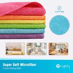 Orighty Cleaning Cloths Pack of 12, Highly Absorbent Microfiber Cleaning Supplies, Lint Free Cloths for Multiple-use, Powerful Dust Removal Clean Rags for House, Kitchen, Car Care(12x12 inch)