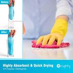 Orighty Cleaning Cloths Pack of 12, Highly Absorbent Microfiber Cleaning Supplies, Lint Free Cloths for Multiple-use, Powerful Dust Removal Clean Rags for House, Kitchen, Car Care(12x12 inch)