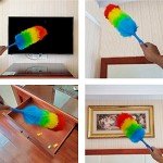 Tockrop 2 Pack Upgrade 19” Static Duster Beandable and Washable - More Fibers Bigger Head Less Loss of Fiber Duster