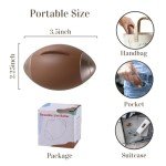 zxbaers Reusable Lint Roller, Washable Lint Roller Ball Extra Sticky Portable Travel Lint Roller Lint Remover for Clothes Furniture Dog Cat Hair Dust Cleaning