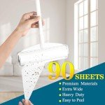 9.45'' Large Lint Roller Refills Extra Sticky for Frescares Long Handle Floor Lint Roller, 4 Refills, 360 Sheets