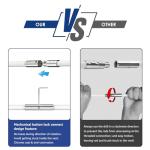 PetOde 32 Feet Dryer Vent Cleaner Kit, Enhanced Flexible Quick Snap Brush with Drill Attachment for Effective Cleaning, 360 Degree Rotation Without Loosening, Use with or Without a Power Drill