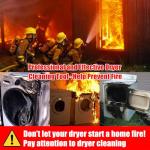 PetOde 32 Feet Dryer Vent Cleaner Kit, Enhanced Flexible Quick Snap Brush with Drill Attachment for Effective Cleaning, 360 Degree Rotation Without Loosening, Use with or Without a Power Drill