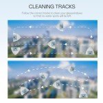Magnetic Glass Cleaner Tools - Double Sided Windows Glass Cleaner Wiper for (5-25mm) Single Double Glass with 1 Pc Microfiber Cleaning Cloth 5-Files Adjustable Windshield Cleaner Tool for High-Rise