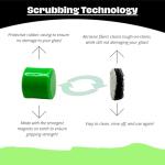 The Magic Cleaner Magnetic Glass Cleaner Kit |Mini, 12mm Size | For Water Pipes, Vases, Windows, Aquariums, Small, & all Shapes & Sizes | Cleans Hard to Reach Stains | Scrub via Magnet Glass Cleaner