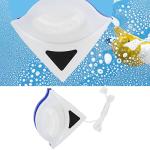 Window Glass Tool,Magnetic Glass Cleaner Doublesided Magnetic Window Cleaner Wiper Brush,Useful Glass Tools,Squeegee Washing Kit Equipment