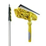 DOCA Telescoping Pole 6-24 Ft - Extension Pole for Cleaning, Feather Duster, Window Washing Kit, Paint Roller, Window Squeegee - High Reach Extendable Kit for Indoor & Outdoor - Squeegee Dual Plane