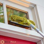 DOCA Telescoping Pole 6-24 Ft - Extension Pole for Cleaning, Feather Duster, Window Washing Kit, Paint Roller, Window Squeegee - High Reach Extendable Kit for Indoor & Outdoor - Squeegee Dual Plane