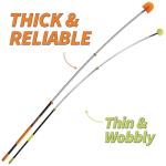 36 Foot High Reach Duster Kit with 5-30 ft Extension Pole // High Ceiling Dusting and Window Cleaning Kit with Telescopic Pole // Window Washer & Squeegee, Cobweb Duster, Fan Blade and Feather Dusters