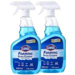 Clorox Foaming Glass Cleaner Trigger Spray | All Purpose Window And Glass Cleaner | Streak|Free, No|Drip Formula Glass Cleaners For The Home Or Office, 32 Ounces - 2 Pack