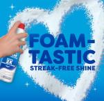 Windex Fast Shine Foam Glass Cleaner, No-Drip Aerosol Cleaning Spray, 19 oz, Pack of 2