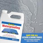 STAR BRITE Waterproofing Spray, Waterproofer + Stain Repellent + UV Protection - 1 GAL (081900N)