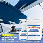 STAR BRITE Waterproofing Spray, Waterproofer + Stain Repellent + UV Protection - 1 GAL (081900N)