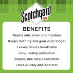 Scotchgard Outdoor Water Shield Fabric Spray, Water Repellent Spray for Spring and Summer Outdoor Gear and Patio Furniture, Fabric Spray for Outdoor Items, 42 Ounces (4 Cans)