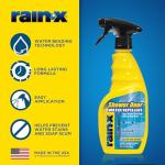 Rain-X 630542 Water Repellent, 16 Fl. Oz. - Protects Glass Shower And Doors From Soap Residue And Hard Water Stains Leaving Your Bathroom Beautiful (Pack of 2)