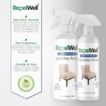 RepelWell Upholstery Protect Stain & Water Repellent Spray (12oz) Eco-Friendly, Pet-Safe Spray Keeps Your Fabric, Leather & Suede Upholstery Looking Like New