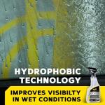 Meguiar's Ultimate Glass Cleaner & Water Repellent - Premium Glass and Window Cleaner for Quick Cleaning with Hydrophobic Technology that Acts as a Rain Repellent Improving Visibility in Rain - 16oz