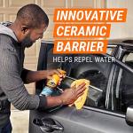 Armor All Extreme Shield + Ceramic Glass Treatment and Cleaner, Car Glass Cleaner Spray and Water Repellant, 18 Oz Each, 2 Pack