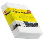 Microfiber Magic Streak Free Cleaning Cloth 6 Pack Clean Any Surface With Just Water Eco Friendly Environmentally Safe Perfect for Window, Mirror, Kitchen, Counters, Appliances, Car, Cycle, TV Screen