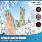 Streak Free Miracle Cleaning Cloth Easy Clean Microfiber Window Mirror Glass Stainless Steel Lint Free Dish Cloth Wine Polishing Towel,Reusable, 12'' x 16'', Pack of 8, Blue