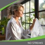 Microfiber Magic Streak Free Cleaning Cloth 3 Pack Clean Any Surface with Just Water Eco Friendly Environmentally Safe Perfect for Window, Mirror, Kitchen, Counters, Appliances, Car, Cycle, TV Screen